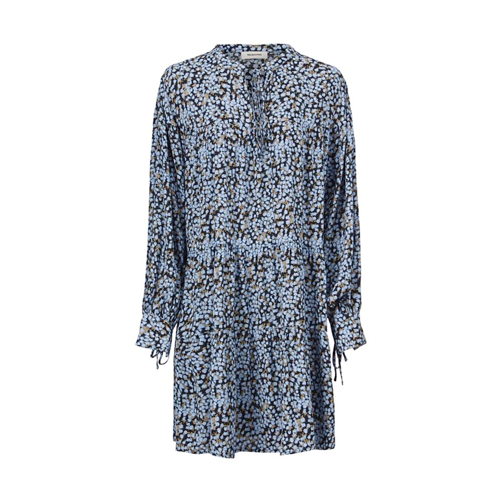 Modstrom Blue Patterned Midi Dress - Picture 2 of 10